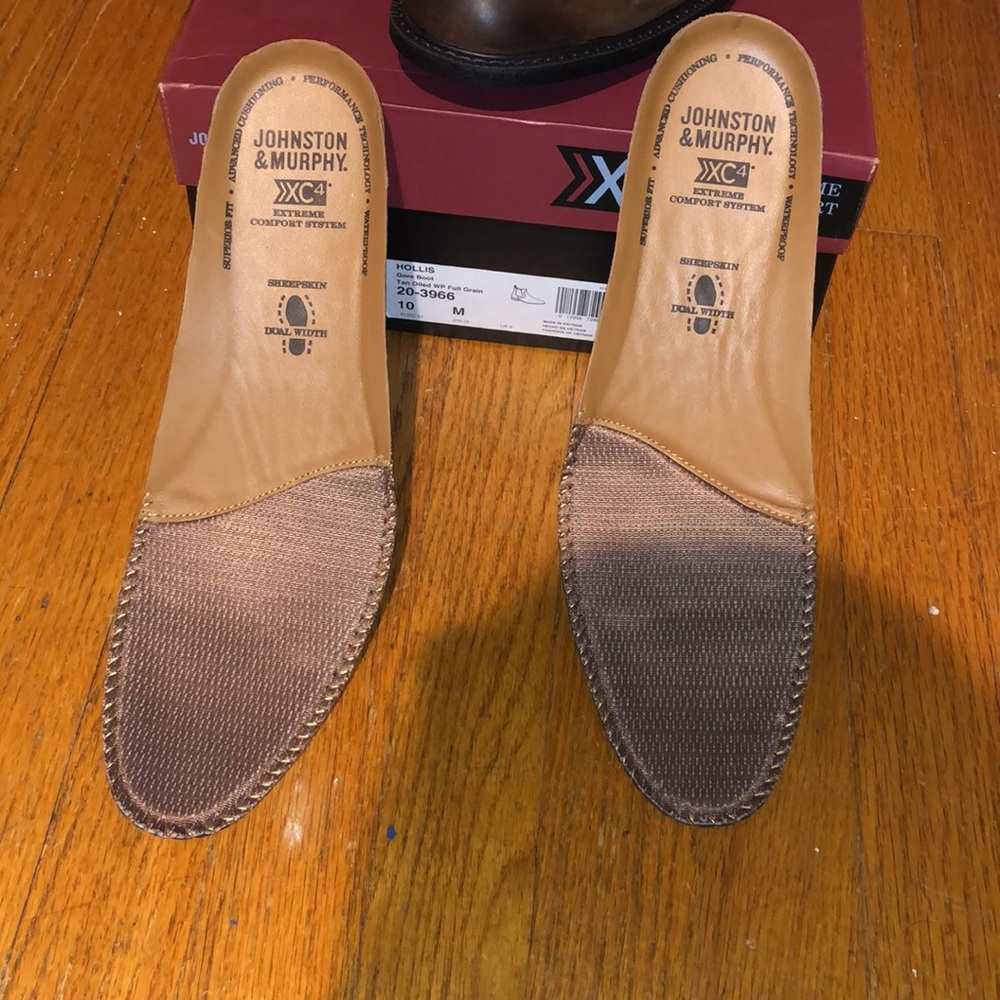 [LIKE NEW] Johnston & Murphy “HOLLIS” XC4 WATERPROOF Chelsea Boot Dual Width ft. - Picture 9 of 15